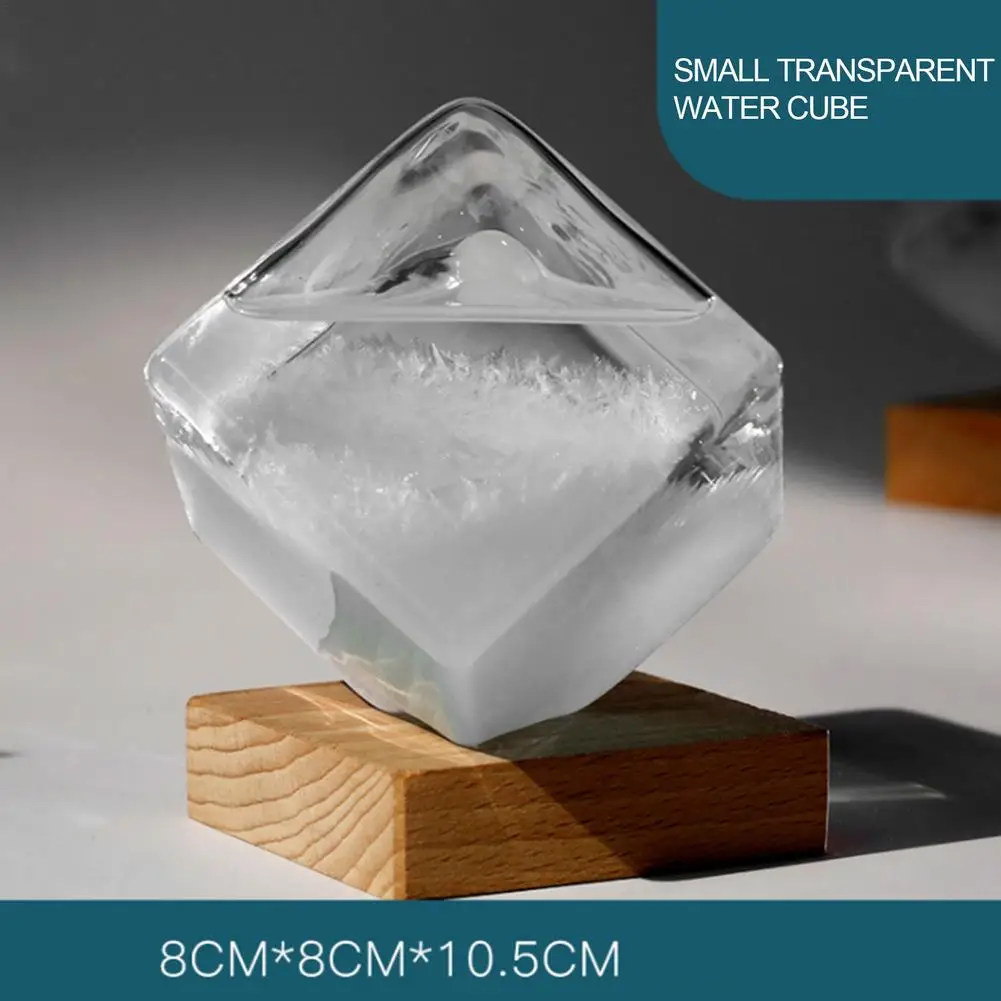 Прогноз погоды Storm Glass в форме куба для дома декоративное устройство прогноза