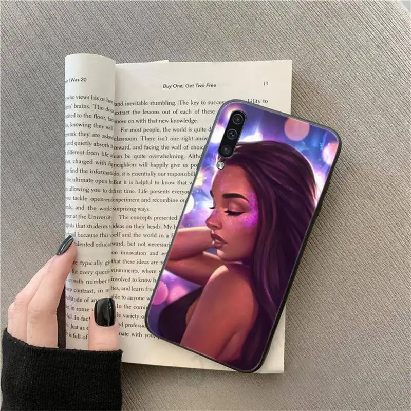 

Fashion sexy beautiful girl personality Phone Case For Samsung galaxy S9 10 20 A10 21 30 31 40 50 51 71 s note 20 j 4 2018 plus
