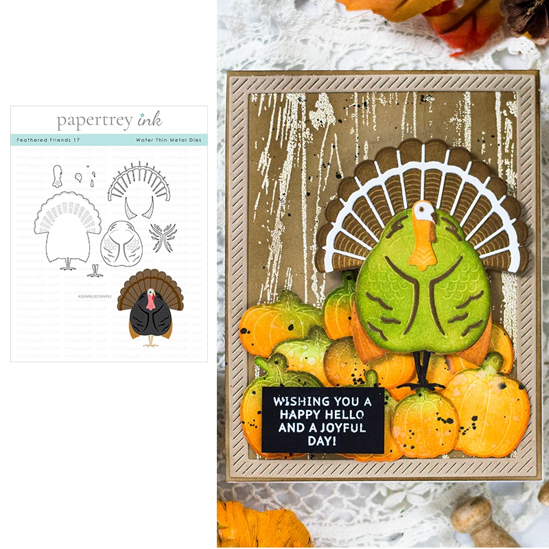 

Feathered Friends Metal Cutting Dies Scrapbook Diary Decoration Embossing Template DIY Greeting Card Handmade 2021