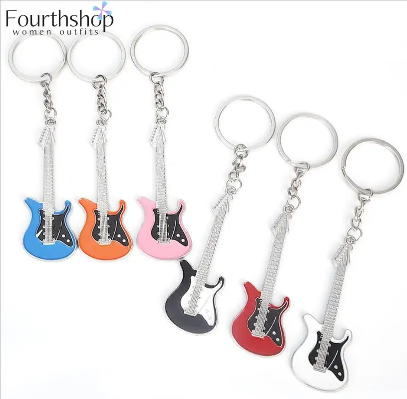 2020 Рождественский подарок на день рождения модный брелок гитара для