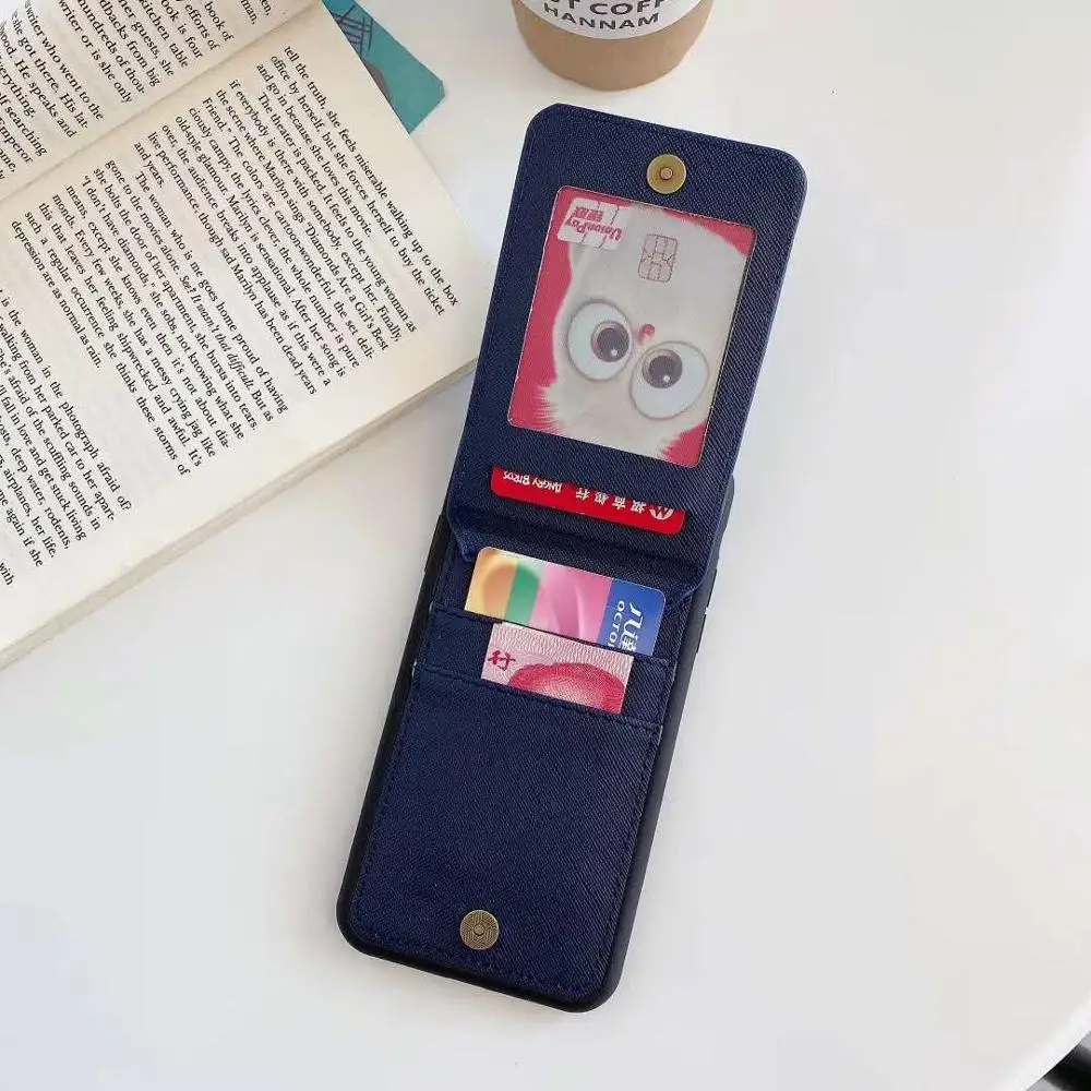 4 card pocket wallet stand luxury brand design phone case for samsung s10 s20 plus note 10 20 ultra back cover phone accessory free global shipping