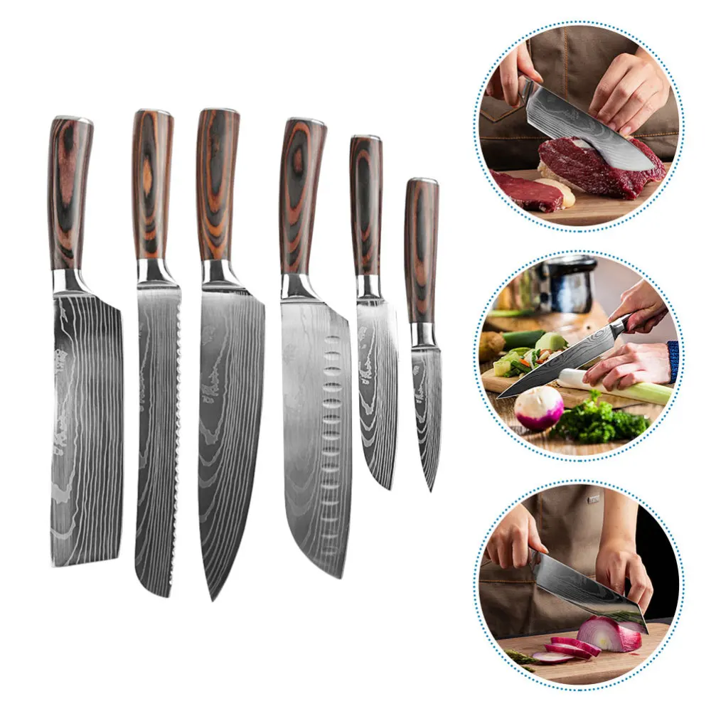 

1 Set 6pcs Practical Cutters Fruit Cutters Kitchen Gadgets (Assorted Color)