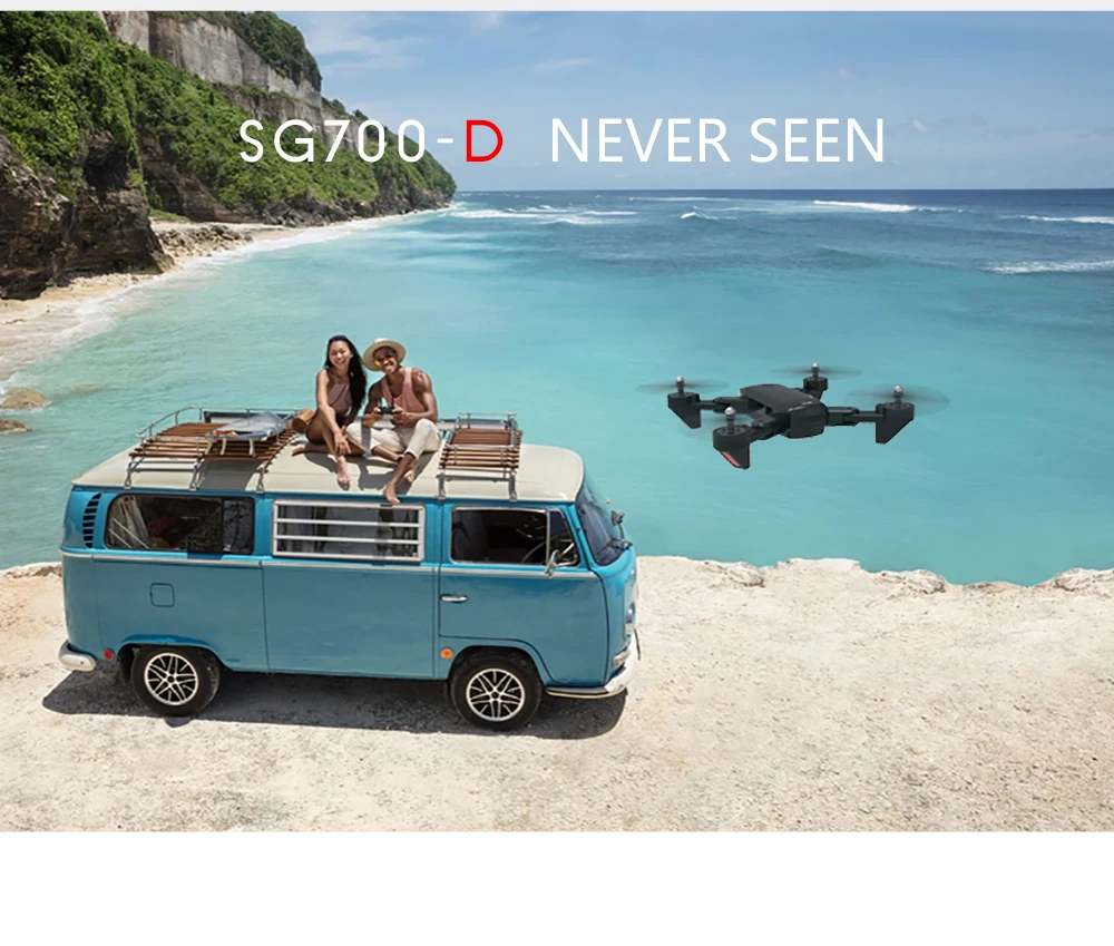 4K Дроны с камерой SG700-D 50x Zoom Профессиональный Вертолет FPV Wifi RC автоматическим