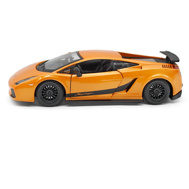 Bburago 1/24 1:24 Scale 2007 Lamborghini Gallardo Superleggera гоночный спортивный автомобиль литой Дисплей