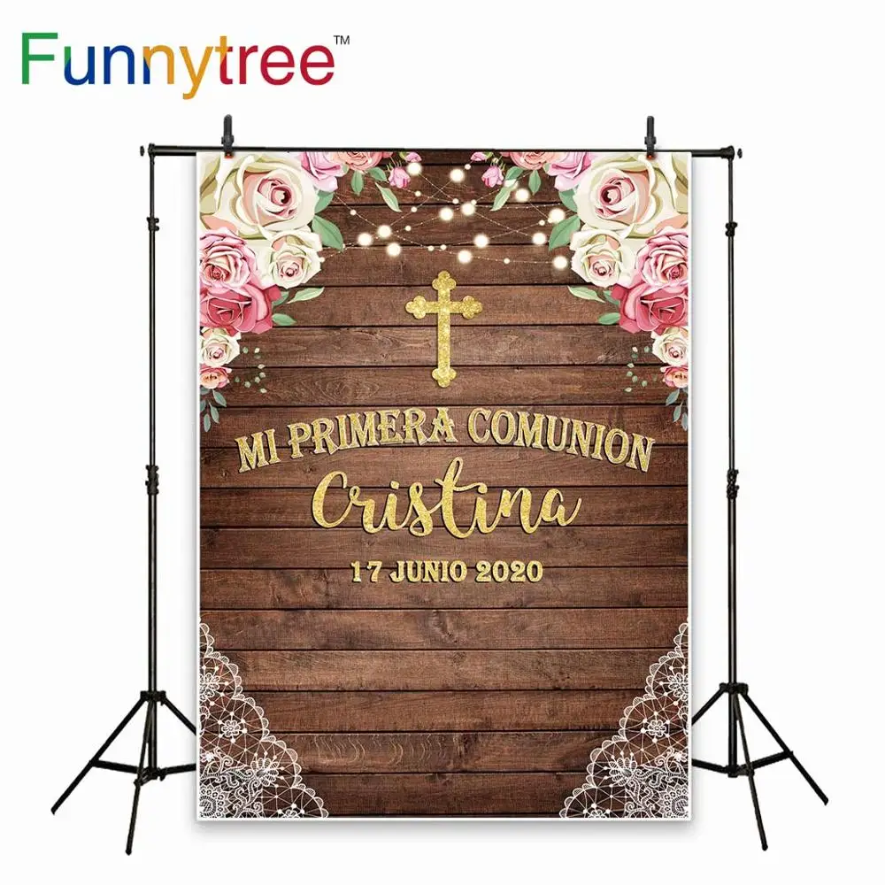 Фон Funnytree для первого причастия фотозона юбилей лошадь роза фотосессии дня