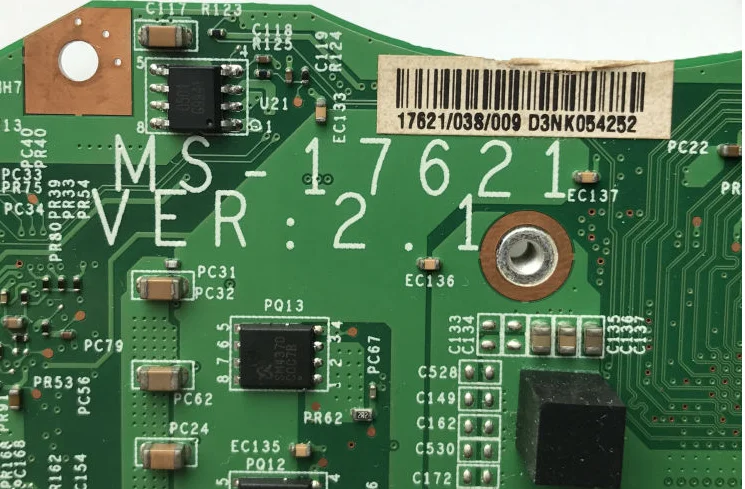 

KEFUMS-17621 For MSI GT70 Notebook Motherboard MS-17621 MS1762 Motherboard PGA989 HM77 DDR3 100% Test Work VER 2.1