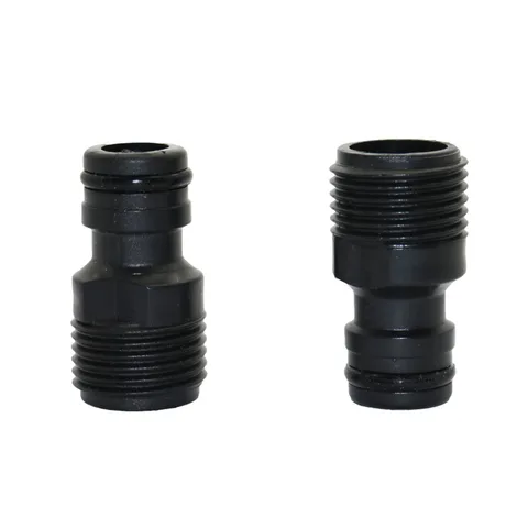 Пластиковые соединители кранов Adhere To Fly 1/2", черные, 6 шт
