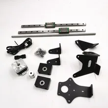 Funssor Creality CR-10 Ender3 pro V2 3D printer BLV dual Z axis linear rail dual  stepper motor upgrade kit Hiwin linear rail