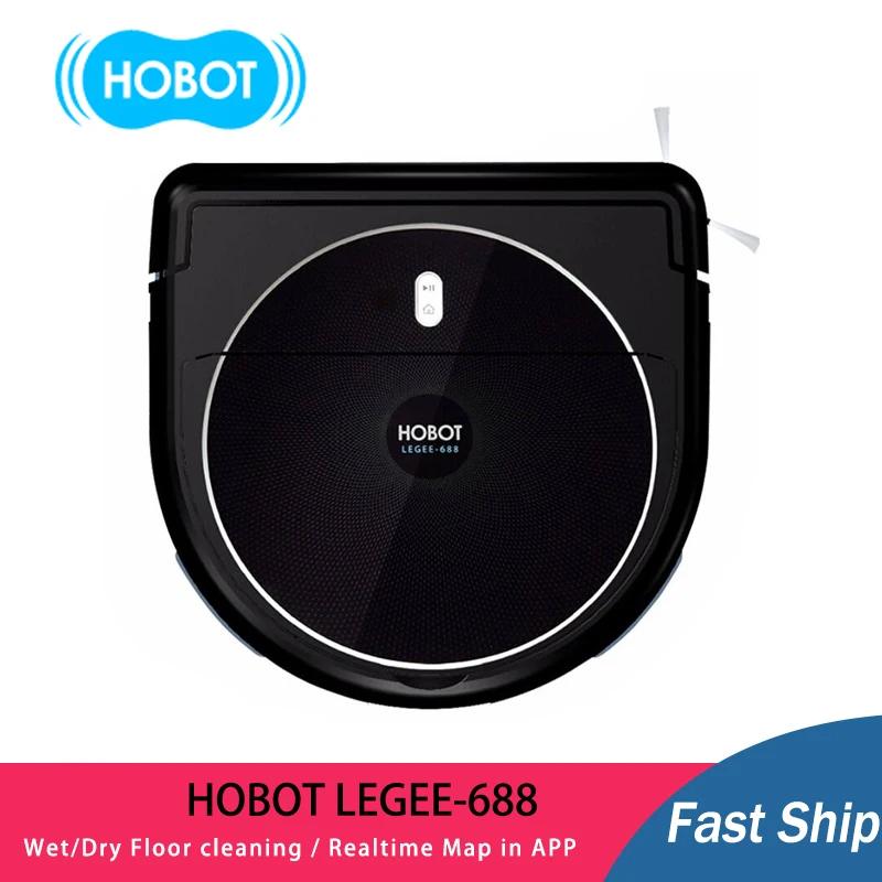 

Робот HOBOT LEGEE-688 для сухой и влажной уборки, подходит для кухни