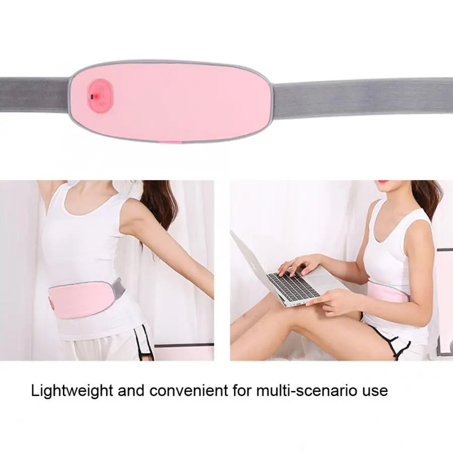 

Electric Abdomen Heating Hot Compress Massage Belt Warm Uterus Pain Relief Pad