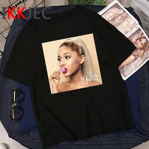 Ариана Гранде спасибо, следующая Эстетическая футболка для женщин 7 колец графическое аниме футболка Забавный мультфильм футболка хип-хоп топ тройники Женские