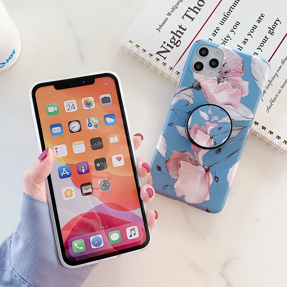 Чехол для телефона в стиле ретро с банановым листом и цветами iPhone 11 Pro Max XR XS 7 8 6S Plus
