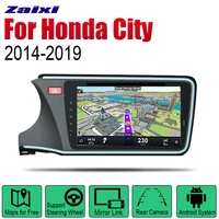 for honda city 2014 2019 car accessories android multimedia player gps navigation system dsp stereo radio video autoradio 2din