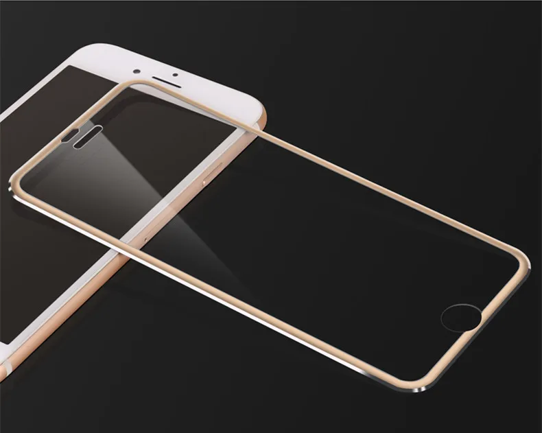 Чехол из алюминиевого сплава с закаленным стеклом для iPhone 7 6 6s Plus чехлы