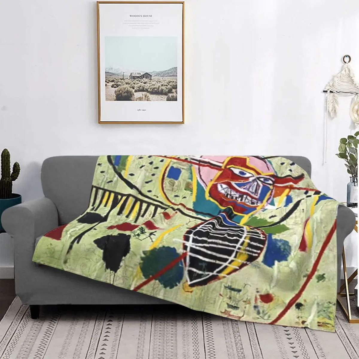 

Манта Мишеля Basquiat vaquera, colcha a cuadros, sofa, cama, toalla, Manta pesada, ropa de cama y fundas