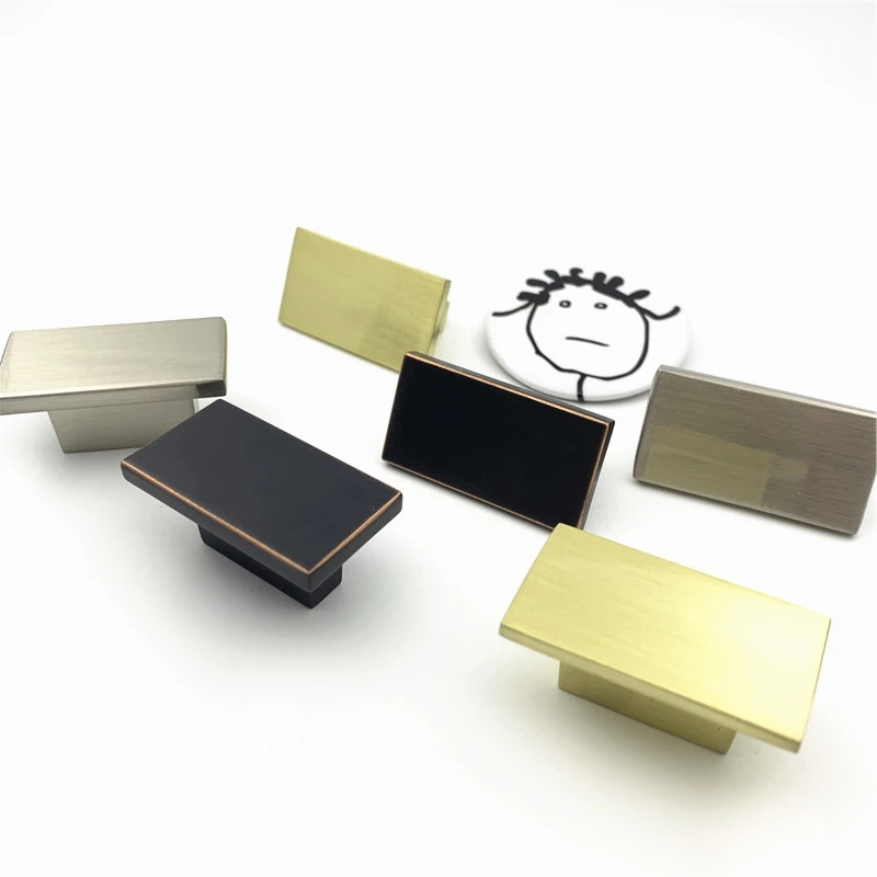 LCH 39 мм миниатюрная прямоугольная ручка из твердого цинкового сплава матовая