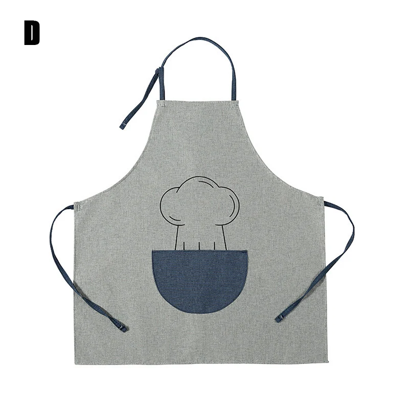 

Thickening Sleeveless Aprons Waterproof Polyester Chef Waiter Home Cooking Baking Cleaning Apron Kitchen Accessories VJ-
