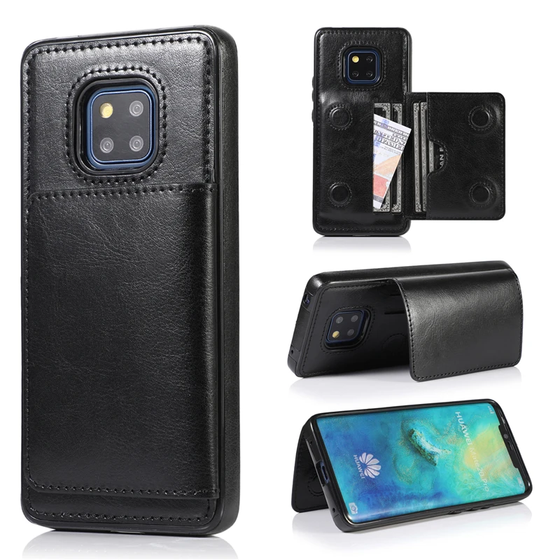 Кожаный чехол в стиле ретро для Huawei P30 Pro Mate 20 Lite телефона держатель карт кошелек