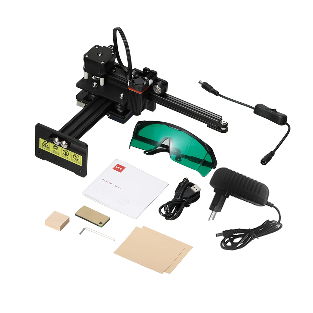 

Master 2 Mini Laser Engraver High Speed Small Engraving Machine Smart Wireless APP Control 110*120mm Engraving Area