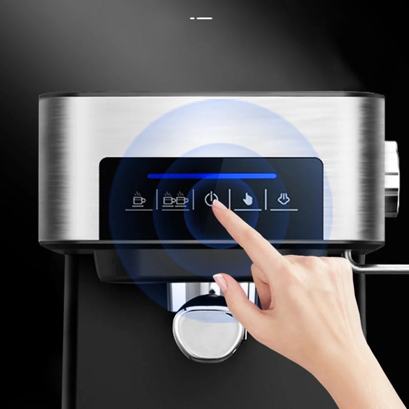 HiBREW 19 бар Эспрессо кофемашина inox чехол полуавтоматический чайник кафе порошок