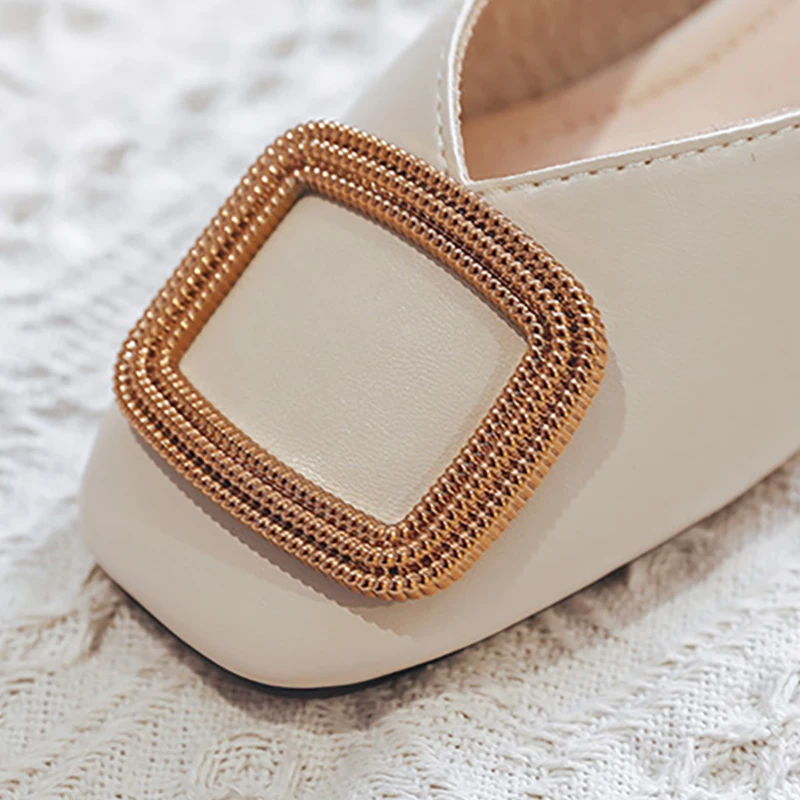 

Fashion Pumps Slippers Women Slip On Mules Female Shoes Summer Casual Square Low Heel Pumps Footwear Sapatos Das Mulheres 2020
