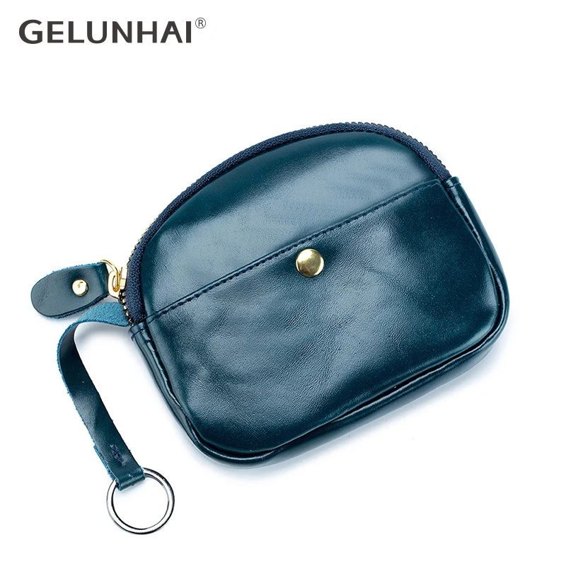 Женский Изысканный кошелек из натуральной кожи 2020 тонкий и вместительный для