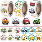 Наклейки на грузовик и автомобиль, наклейки на танки и поезд, этикетка для детей, учителей школы, игрушка для раннего развития, подарок на день рождения, печать