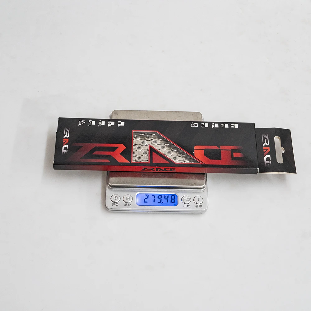 ZRACE 8 9 10 11 12 Скорость MTB горная цепь для дорожного велосипеда 114/120/126L Совместимость с SHIMANO/SRAM/Campagnolo/LTWOO/S-RIDE/SENSAH