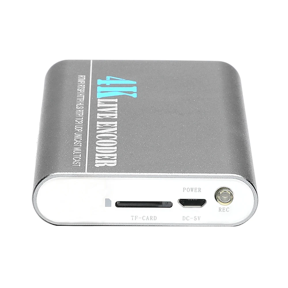 HWCODEC K1 H.265 4K 3840*2160 HDMI аудио и видео кодировщик с TF/sd картой записывающее приложение