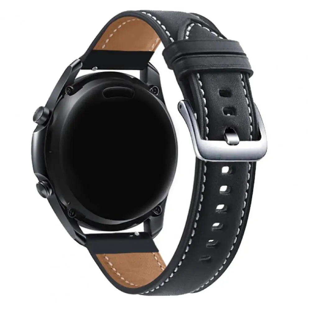 

22mm Genuine Leather Replace Watchband Strap for Samsung for Huawei Watch GT2 Leather Replace Watchband Strap Watchband Strap