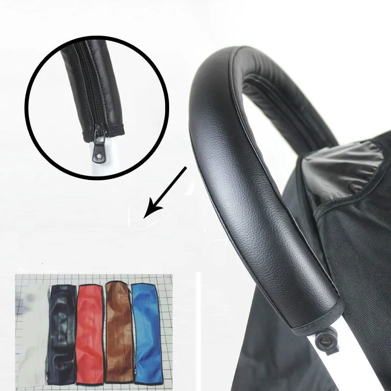 Детская коляска с ручкой из искусственной кожи подлокотник чехол защитный для