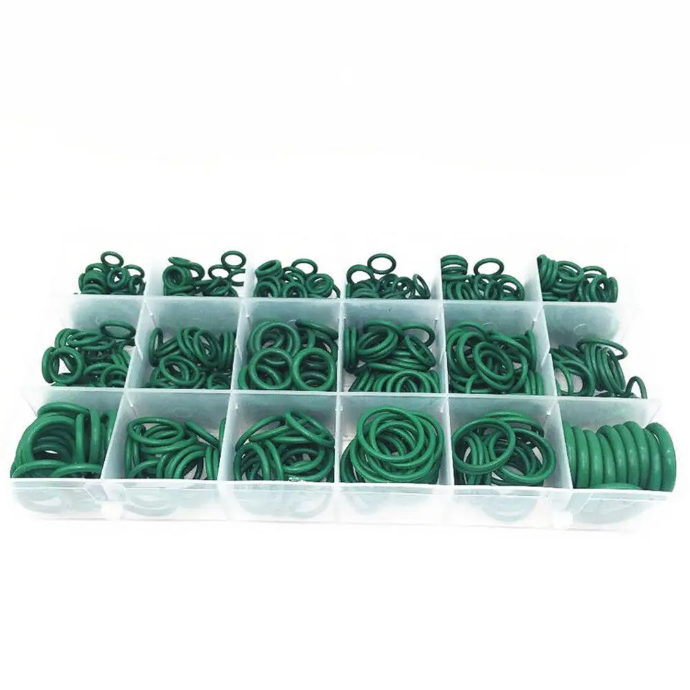 

530Pcs Assorted Car HNBR A/C System For R134a Air Conditioning Rubber O Ring Seals O-ring