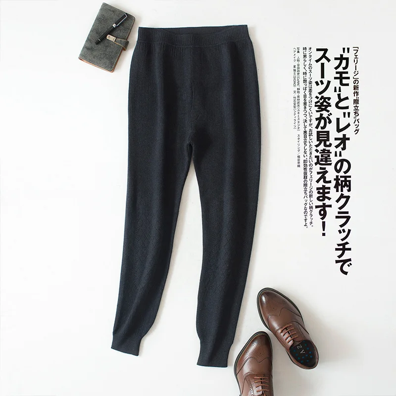 Новинка 2019 стильные мужские и женские теплые брюки YSC из чистой шерсти