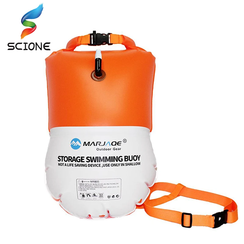 Надувной буй для плавания 20 л буксировочный поплавок сухая сумка - Цена: 1 080,48 руб.