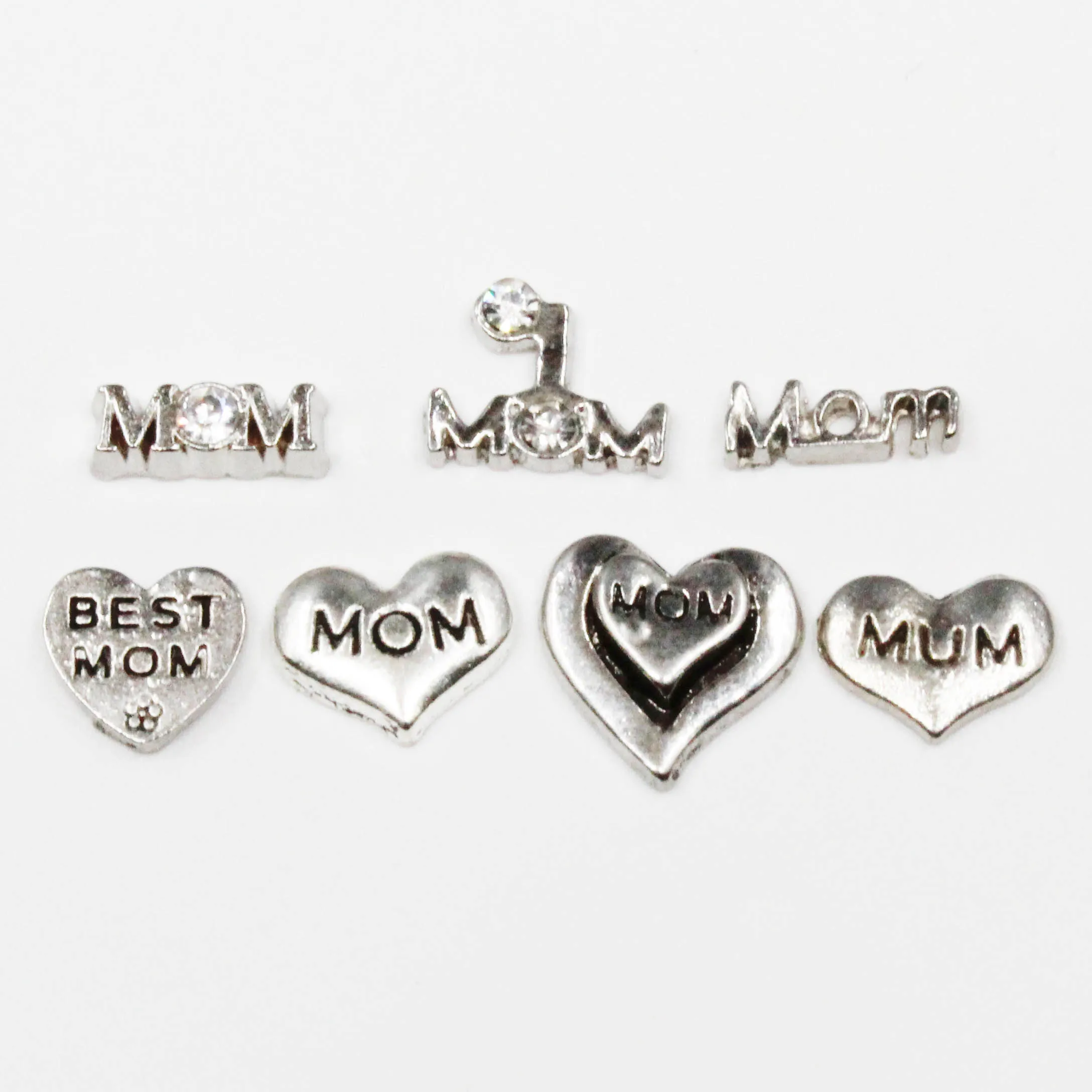 

20 шт./лот Подвески с надписью Love My Mom Best Mom для стеклянных медальонов, подвески с памятью, ювелирные изделия