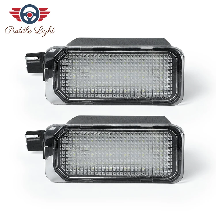 White Led License Plate Light Lamp For Jaguar XJ XF Ford Escape B-Max WAGON CARGO Transit Fiesta Focus S-MAX C-MAX Mondeo Kuga Galaxy - Испускаемый цвет: White
