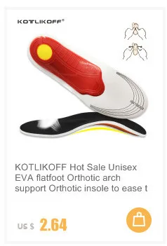 Ортопедические стельки KOTLIKOFF, 3D стельки EVA, плоскостопие, поддержка свода стопы, стельки для обуви для мужчин/женщин, ортопедические стельки для ног