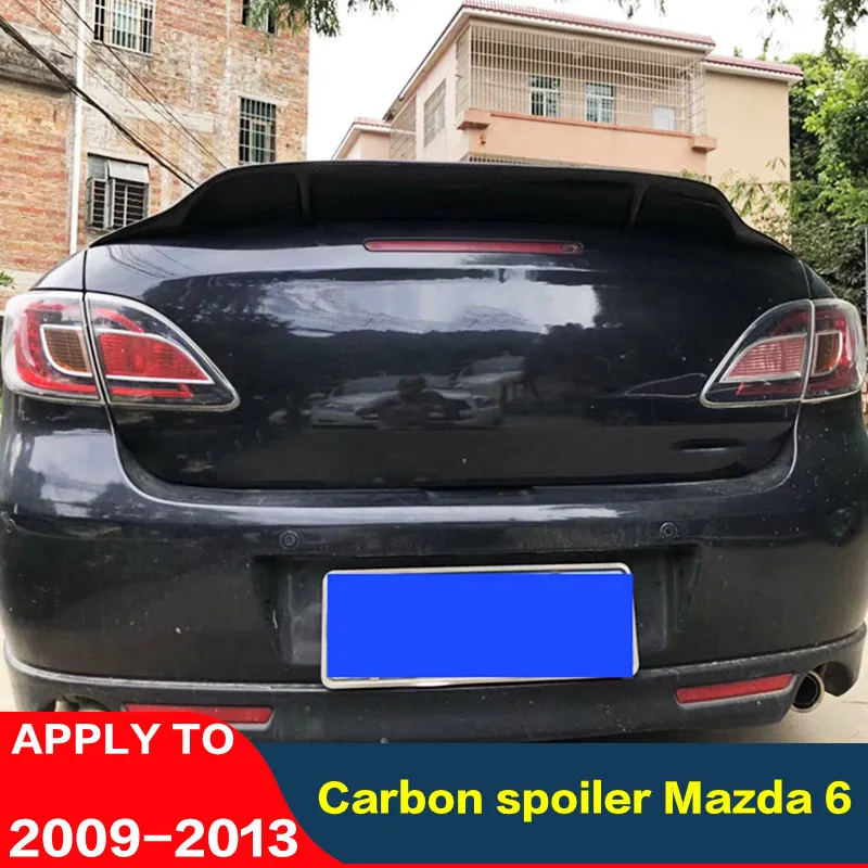 Спойлер CEYUSOT из настоящего углеродного волокна для старой Mazda 6 задний багажник