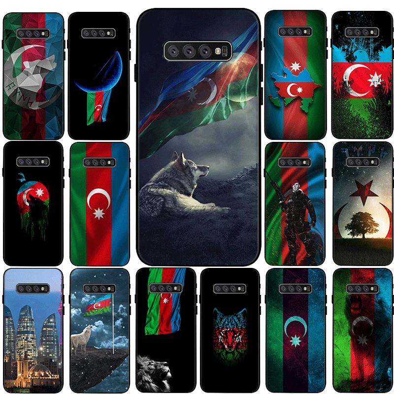 Чехол для телефона с флагом Азербайджана Samsung Galaxy A10S A20 A20S A20E A30S A40 A40S A50 A50S A60 A70 A70S M10