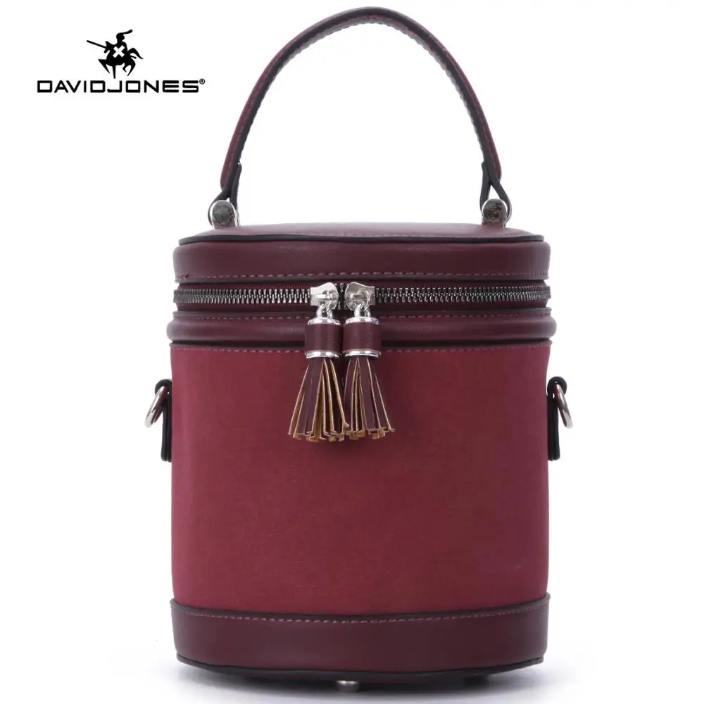 Женские сумки ведро из искусственной кожи DAVID JONES женские через плечо маленькая