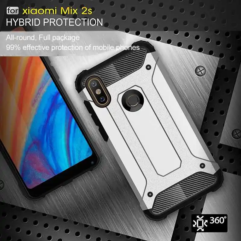 Противоударный чехол Mokoemi для Xiaomi Mi Mix 2s железная броня 5 99 дюйма мобильного