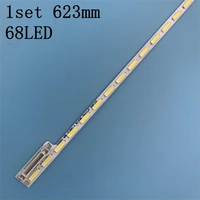 623mm led backlight lamp strip 68 leds v500h1 me1 tlem9 v500hj1 me1 for skyworth 50e510e toshiba 50l2400u 50l3400u 50 lcd tv