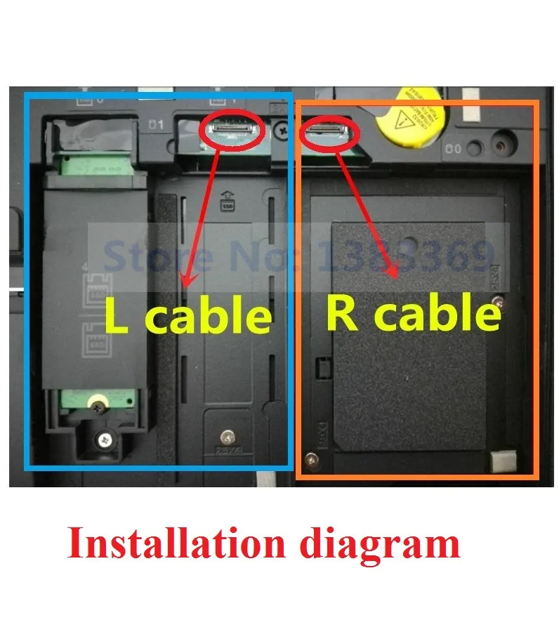 nigudeyang ssd hdd hard drive disk left right cable connector caddy tray bracket for lenovo thinkpad p50 series laptop free global shipping