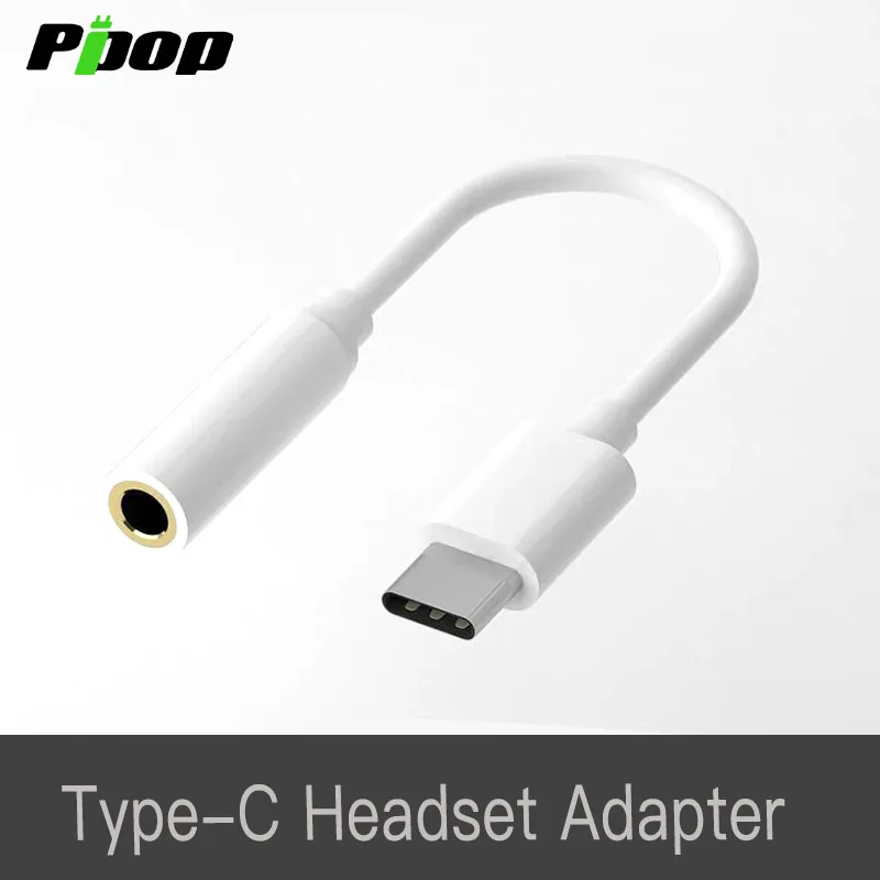 Кабель переходник с разъемом Type c диаметром 3 5 мм для наушников и аудиоадаптеров
