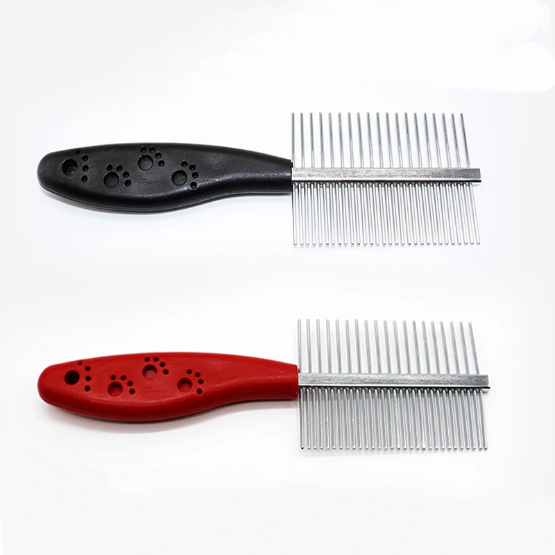 Двухсторонняя расческа для собак щетка удаления волос блошиная Расческа кошек