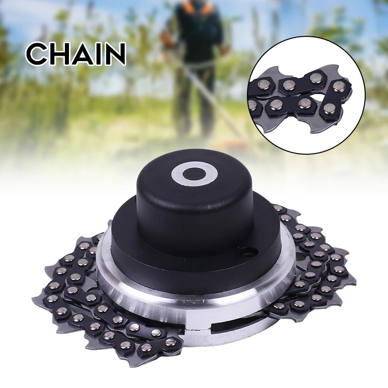 

Lawn Mower Trimmer Head Coil Chain Brushcutter Work Head Accessories for Gardening LC