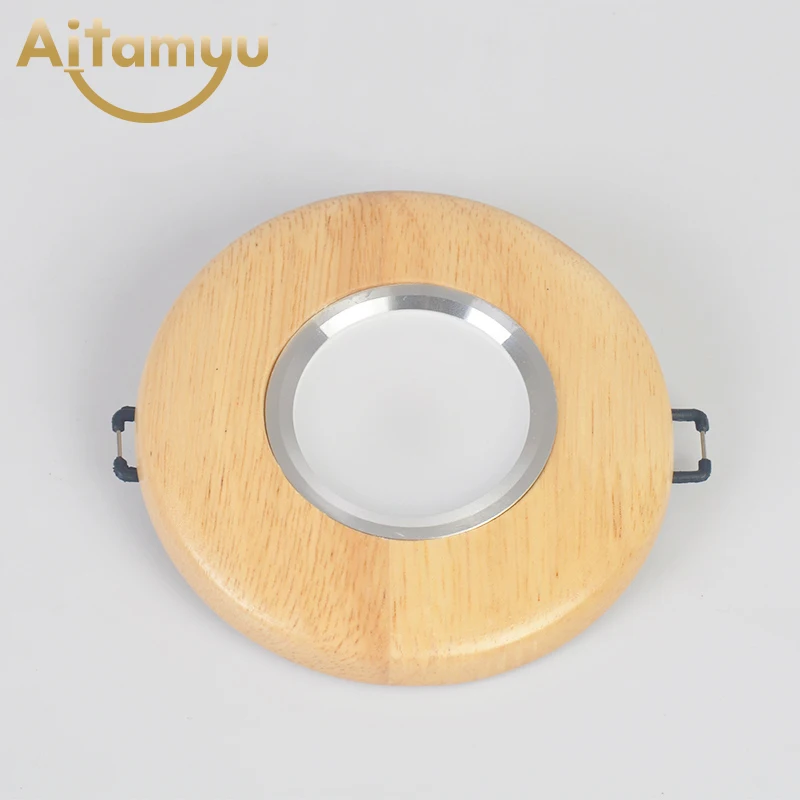 Современные деревянные светодиодные потолочные светильники белые
