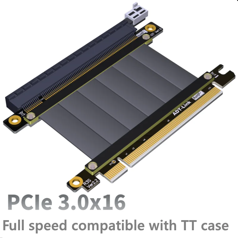 

Pcie x16 pci-e 16x Graphics Card Extension cable For Antec CoolMaster Corsair Gigabyte MSI PHANTEKS Deepcool Segotep TT Chassis