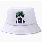 Панама с японским мультяшным принтом моя геройская Академия аниме женские шляпы для рыбалки Боб Рыбалка Кепка хлопковая для улицы