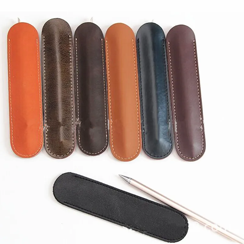 Пенал ручной работы из воловьей кожи чехол для перьевой ручки винтажные